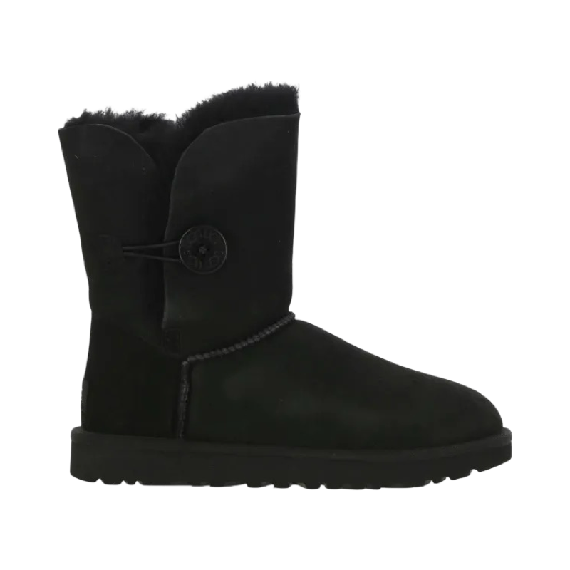 UGG fur lined boots black
