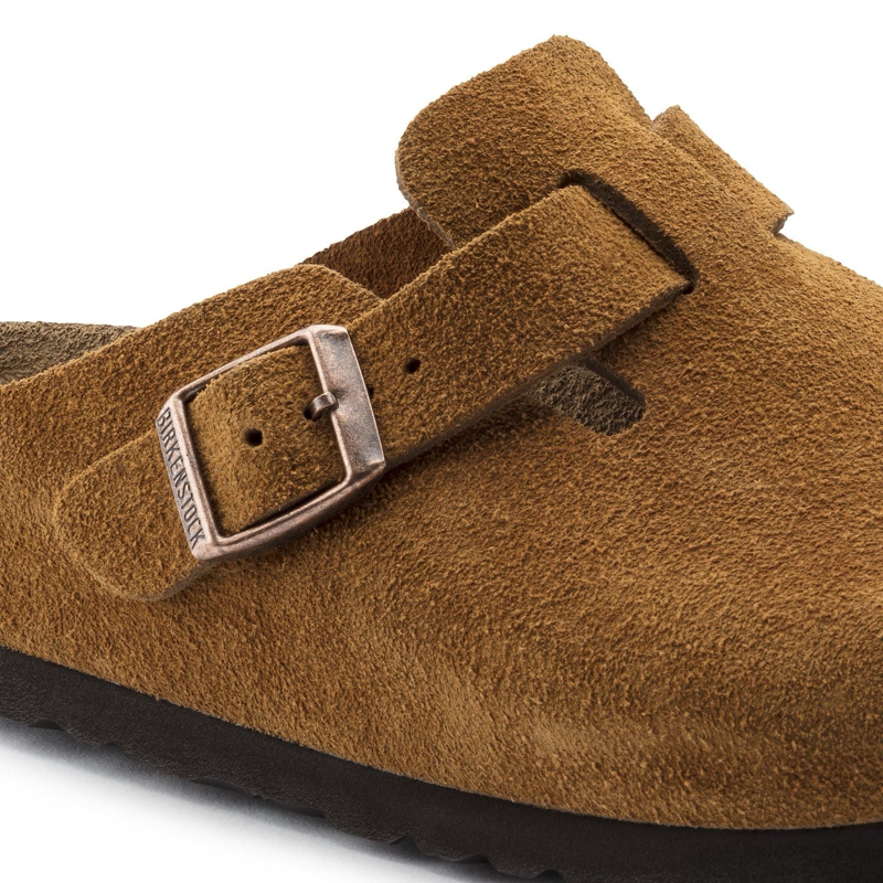 Birkenstock Boston Suede-Brown Mink