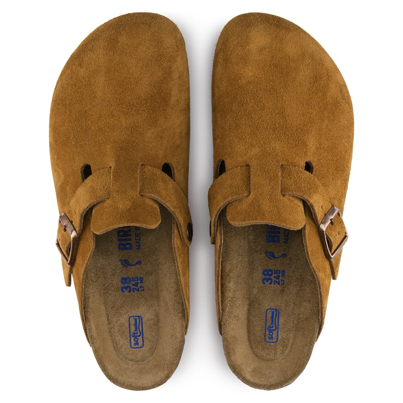 Birkenstock Boston Suede-Brown Mink