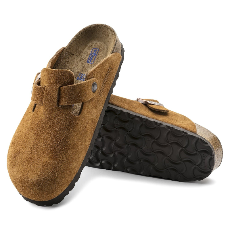 Birkenstock Boston Suede-Brown Mink