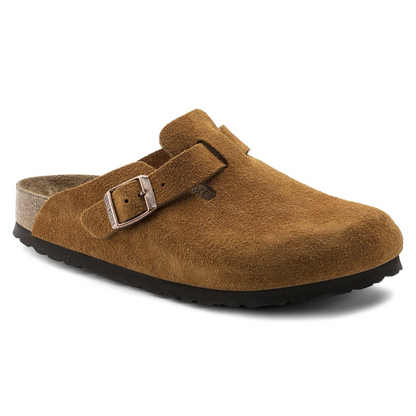 Birkenstock Boston Suede-Brown Mink