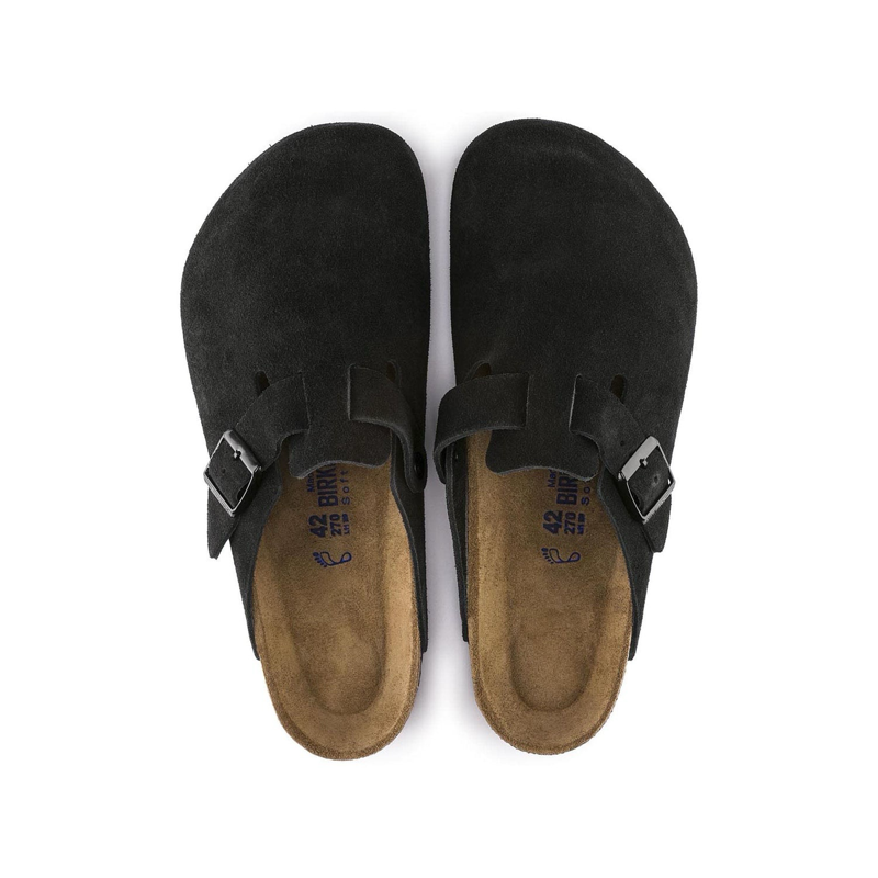 Birkenstock Boston Suede - Black
