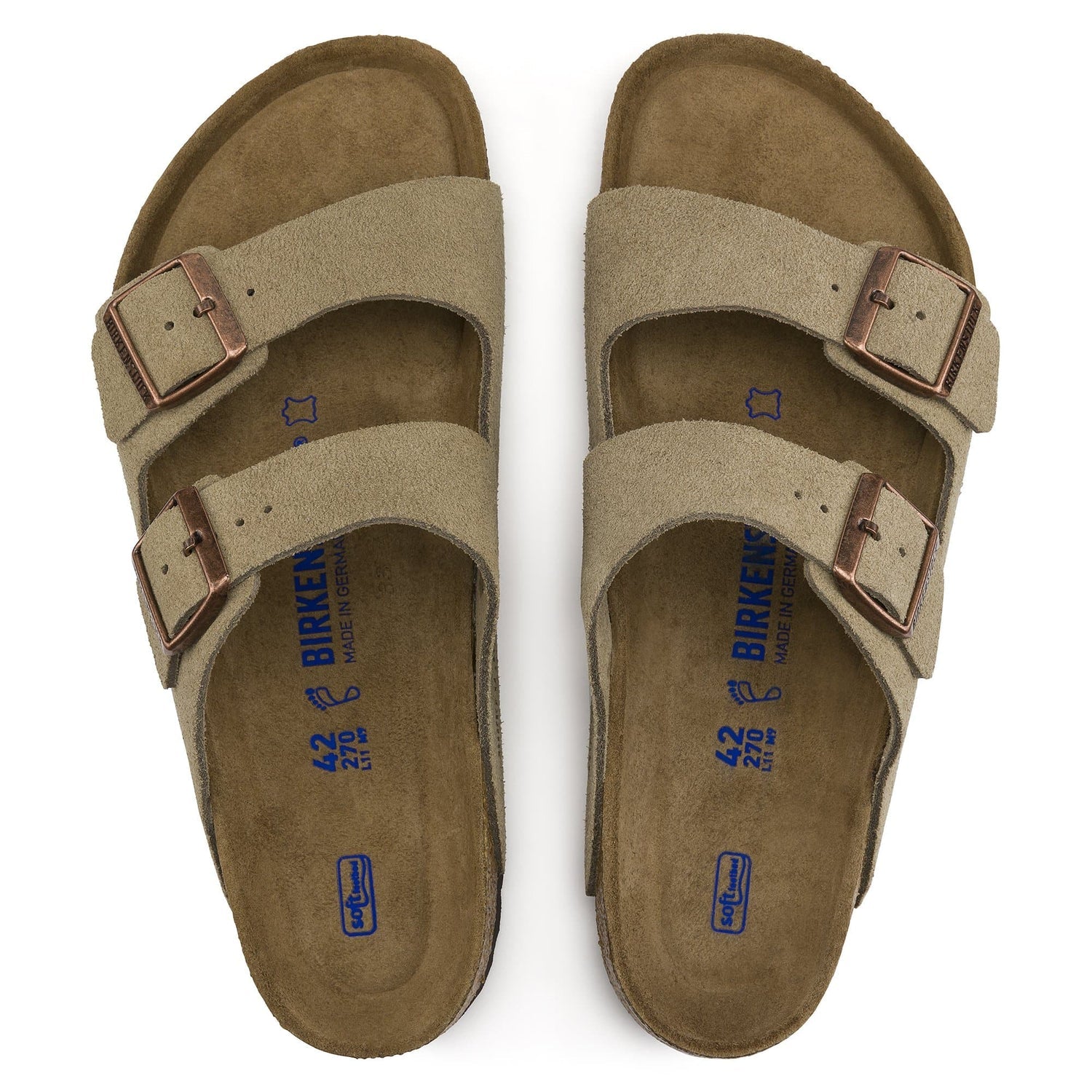 Birkenstock Arizona Suede Leather grey