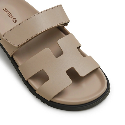 Hermès Chypre Beige Mastic Sandals