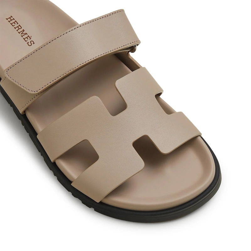Hermès Chypre Beige Mastic Sandals