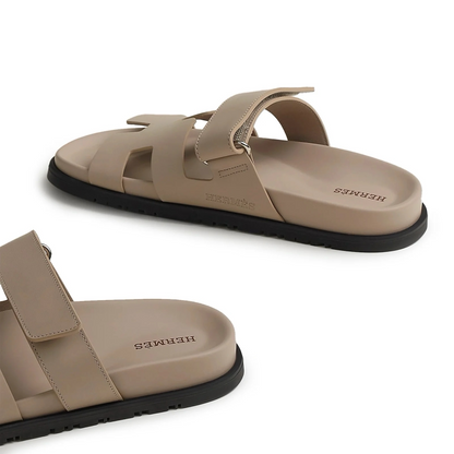 Hermès Chypre Beige Mastic Sandals