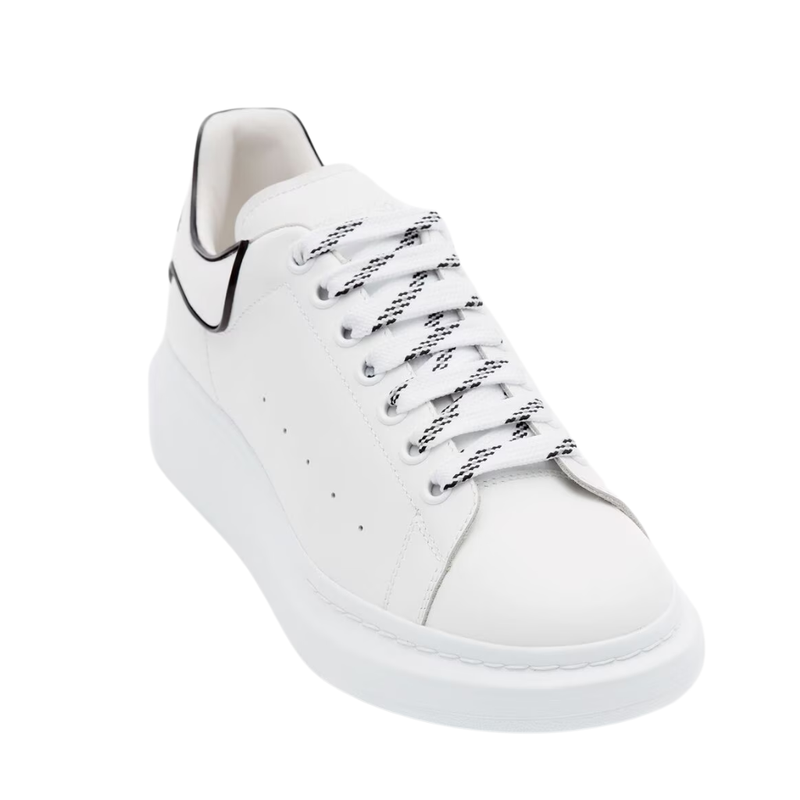 Alexander McQueen Oversized White Black Trim