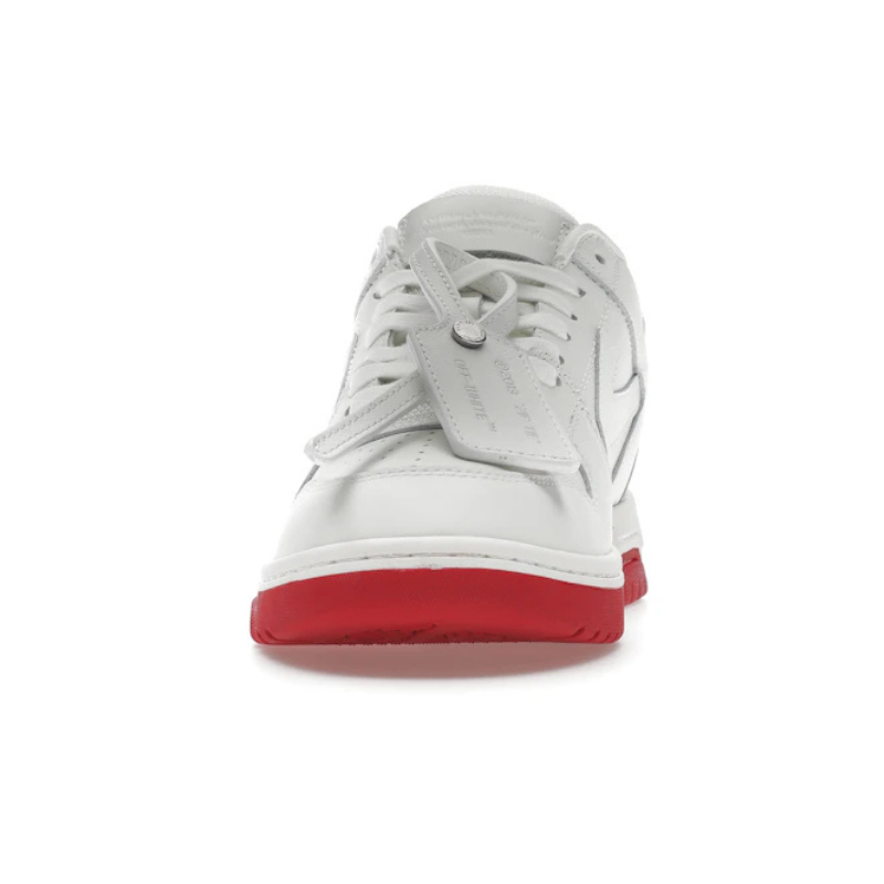 OFF-WHITE Out Of Office “OOO” Low Tops For Walking White White Red SS22