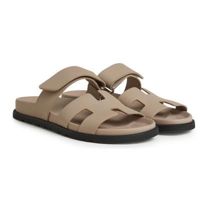 Hermès Chypre Beige Mastic Sandals