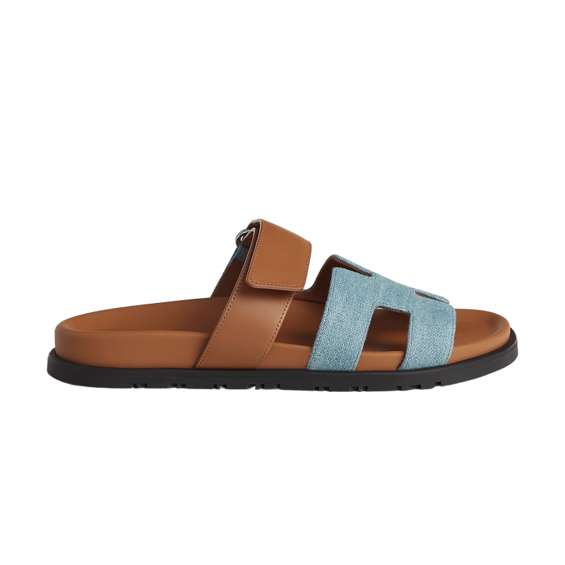Hermes Chypre Sandal Bicolor/Denim