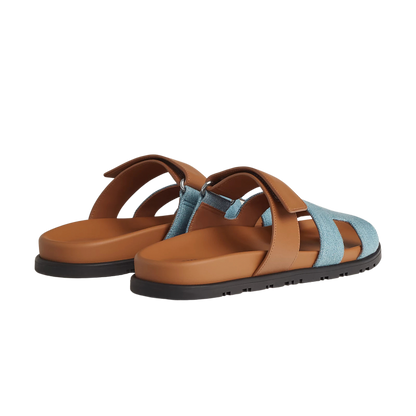 Hermes Chypre Sandal Bicolor/Denim