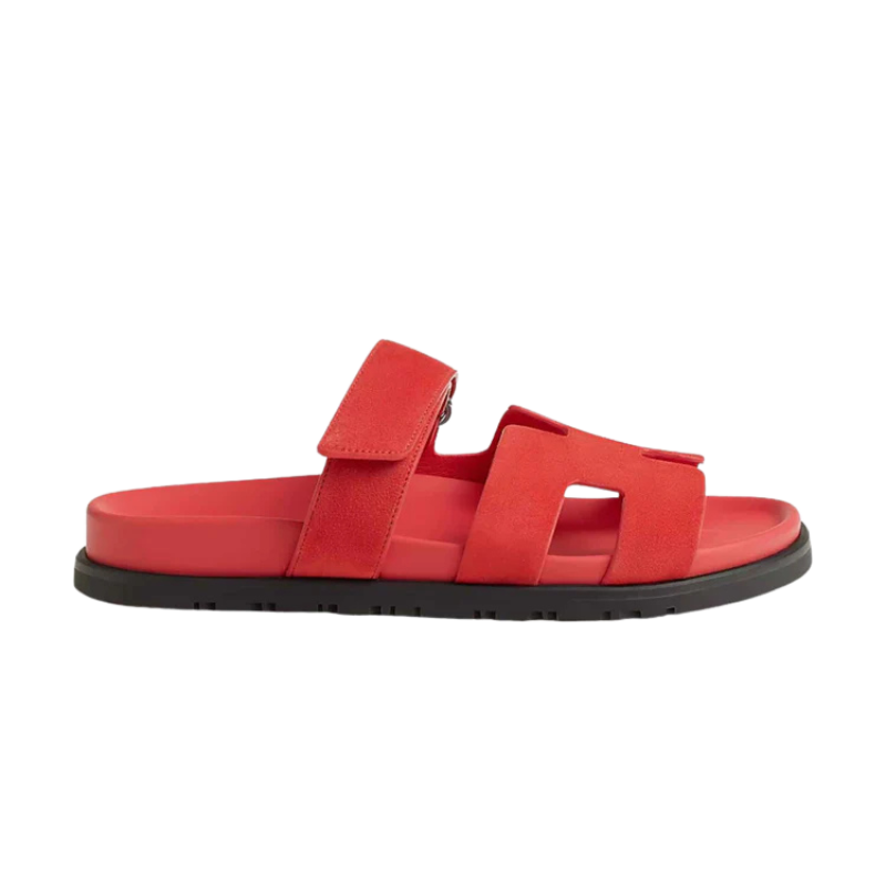 Hermes Chypre Sandal Rose/Vermillon