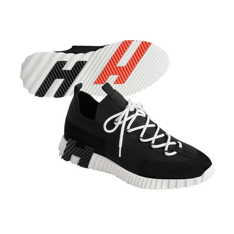 Hermes Lift slip-on sneaker Noir / Blanc