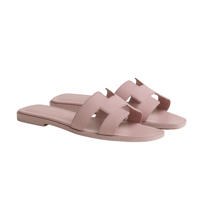 Hermes Oran Sandal Rose/Cancan