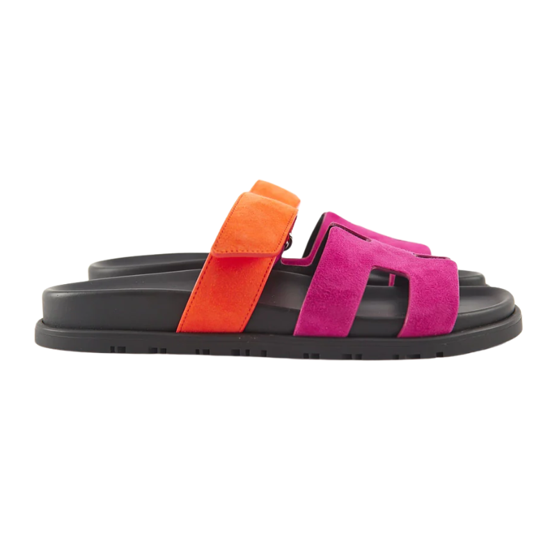 Hermes Chypre Sandal Rose Chapas / Orange Synthétique