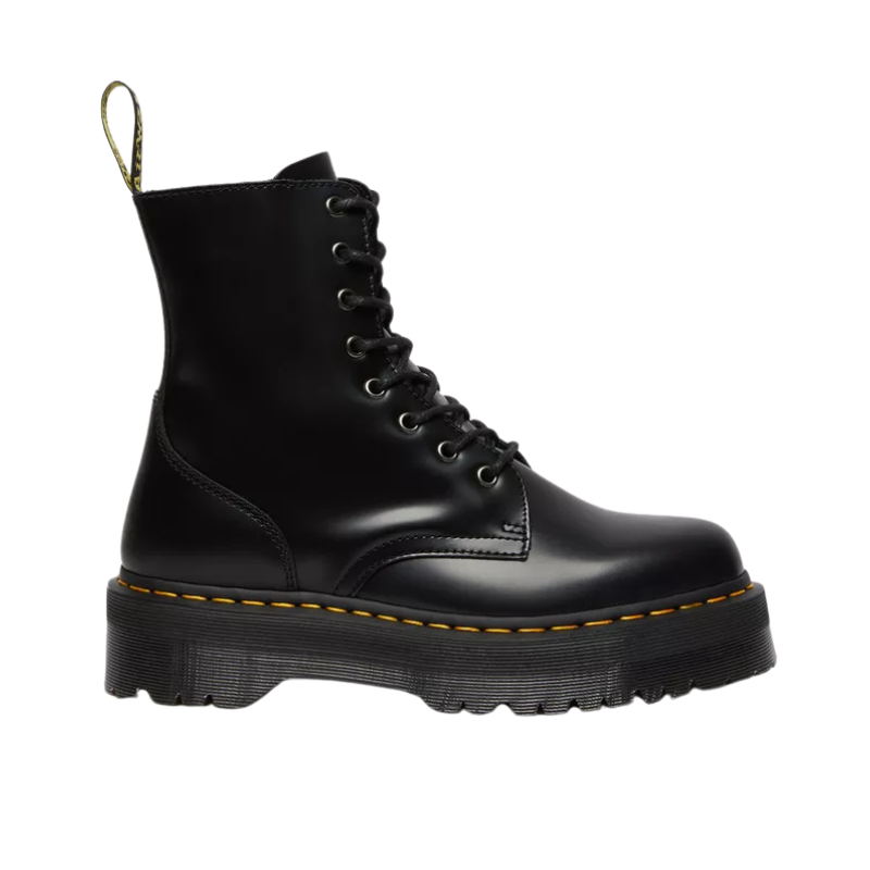DR MARTENS JADON SMOOTH LEATHER PLATFORM BOOTS