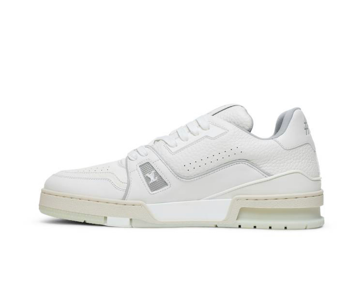 LOUIS VUITTON LV TRAINER WHITE SIGNATURE