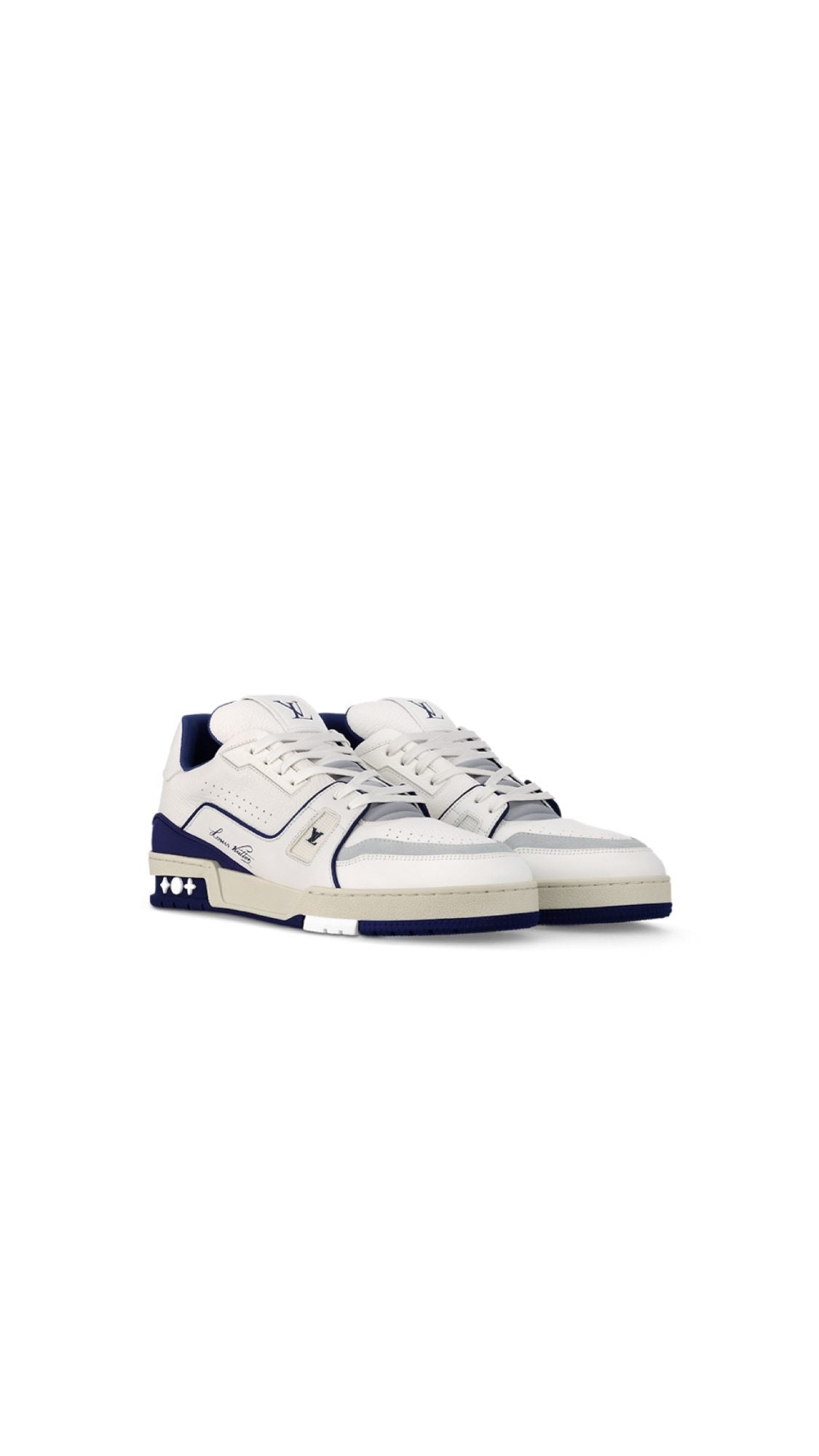 Louis Vuitton trainer “white blue”