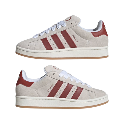 Adidas Campus 00s Crystal White / Core White / Preloved Ruby