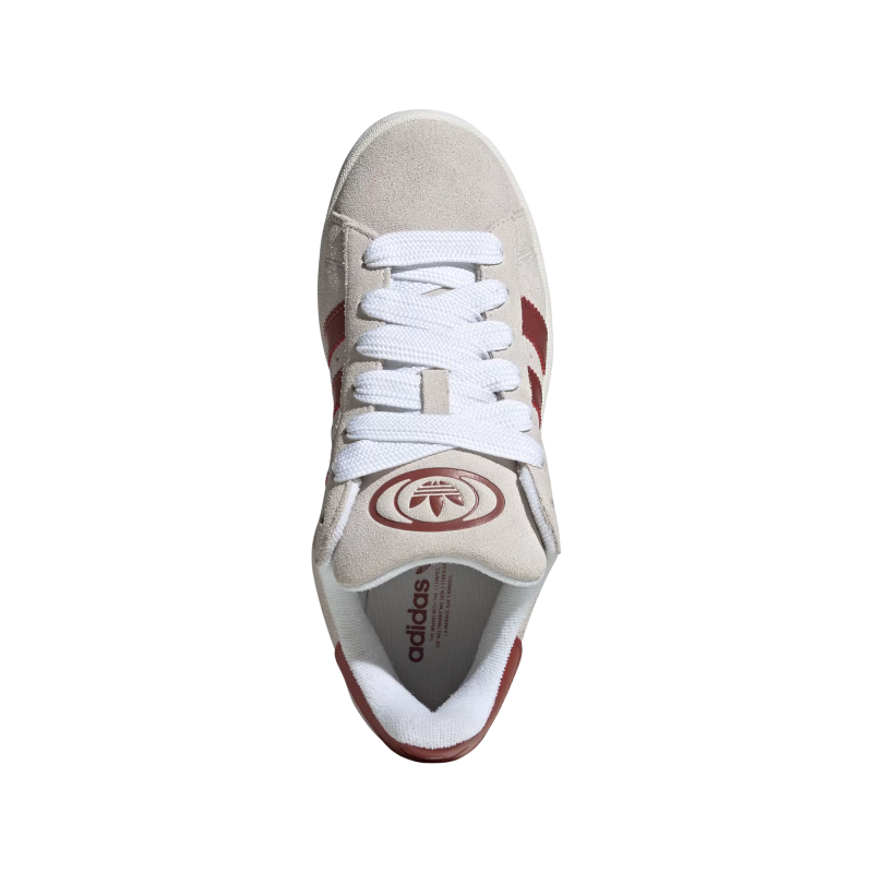 Adidas Campus 00s Crystal White / Core White / Preloved Ruby