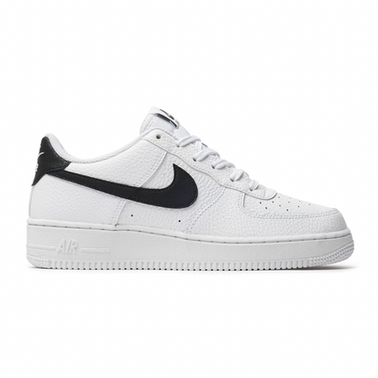 Nike Air Force 1 Low '07 White Black Pebbled Leather