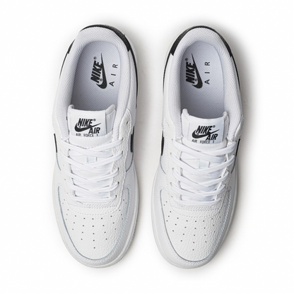 Nike Air Force 1 Low '07 White Black Pebbled Leather