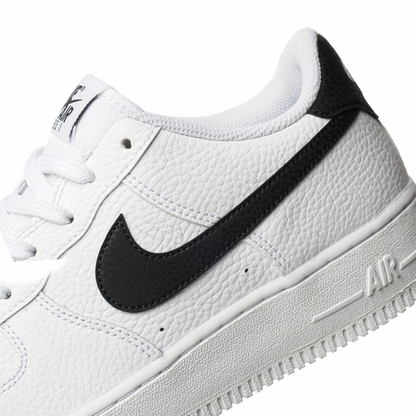 Nike Air Force 1 Low '07 White Black Pebbled Leather