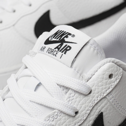 Nike Air Force 1 Low '07 White Black Pebbled Leather