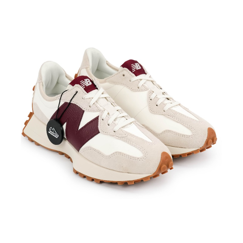 New Balance 327 'White Dark Red
