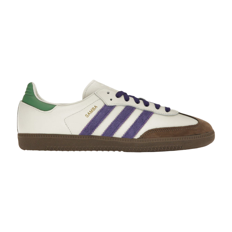 adidas Samba OG Off White Core Purple Green Brown
