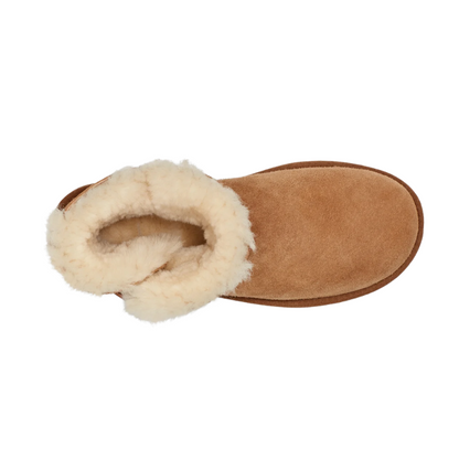 UGG fur lined boots chestnut