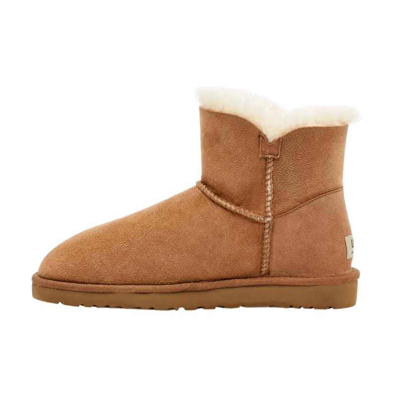 UGG fur lined boots chestnut