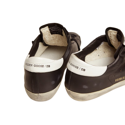 Golden Goose mnen Superstar Low Top Sneakers in black