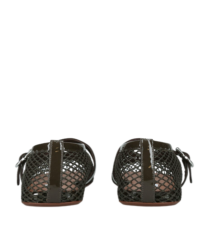 ALAÏA 
Mesh Ballet Flats black