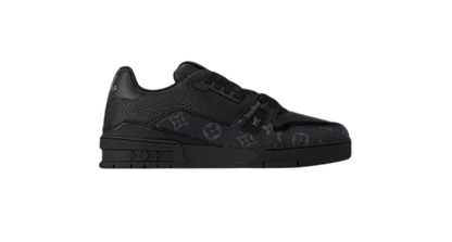 louis vuitton trainer graphite black