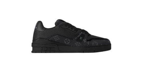 louis vuitton trainer graphite black