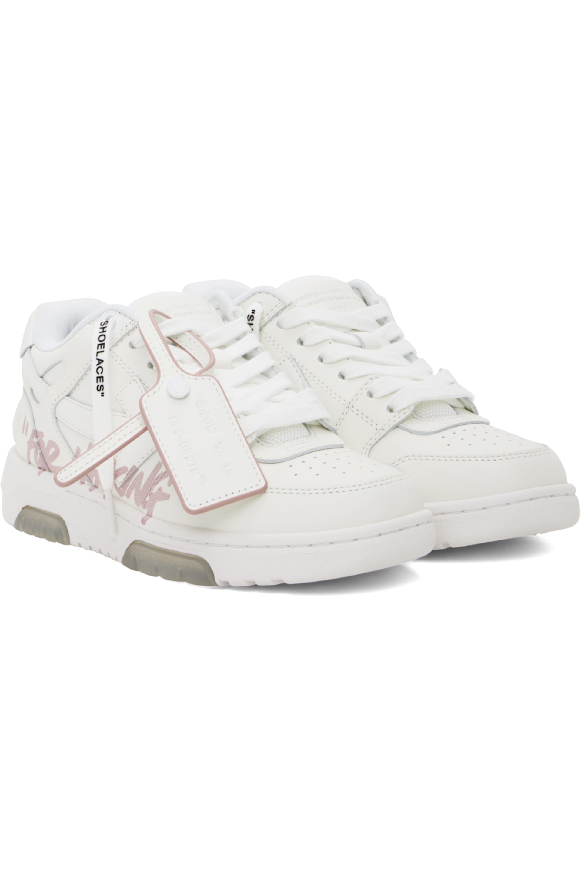 Off-White Out Of Office white pink