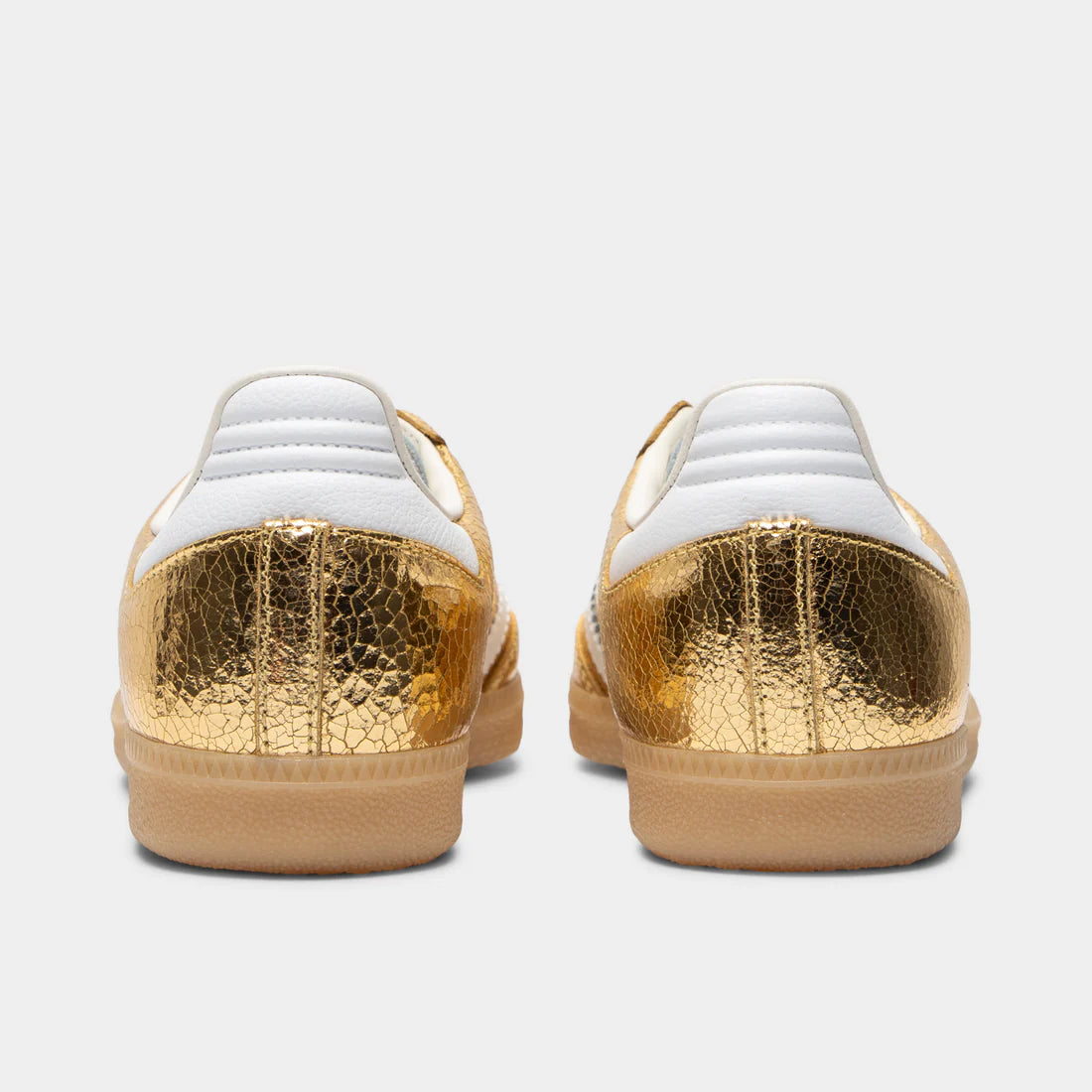 adidas Samba "Cracked Metallic Pack - Gold" sneakers