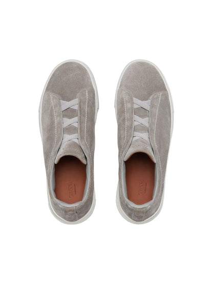 Zegna Triple Stitch Sneakers Grey