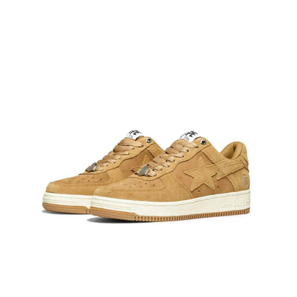 A Bathing Ape Bape Sta Beige Suede