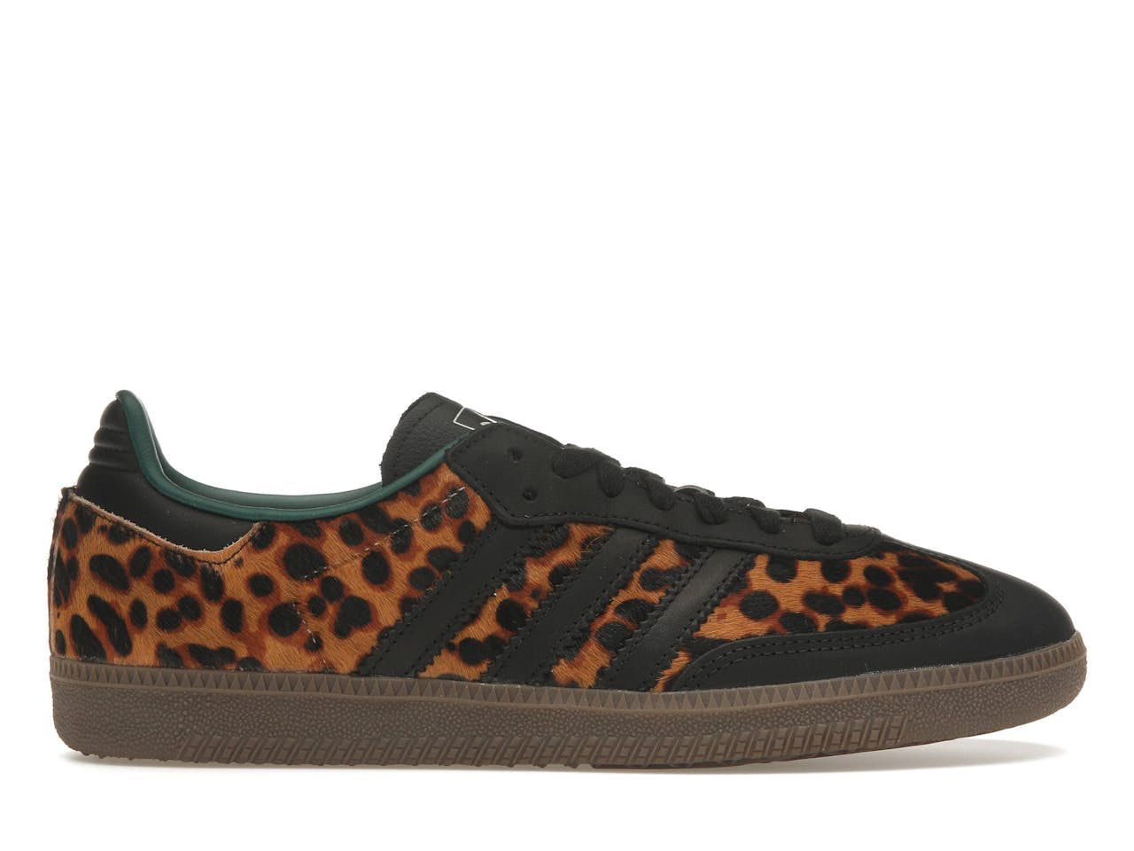 adidas Samba OG Black Green Leopard
