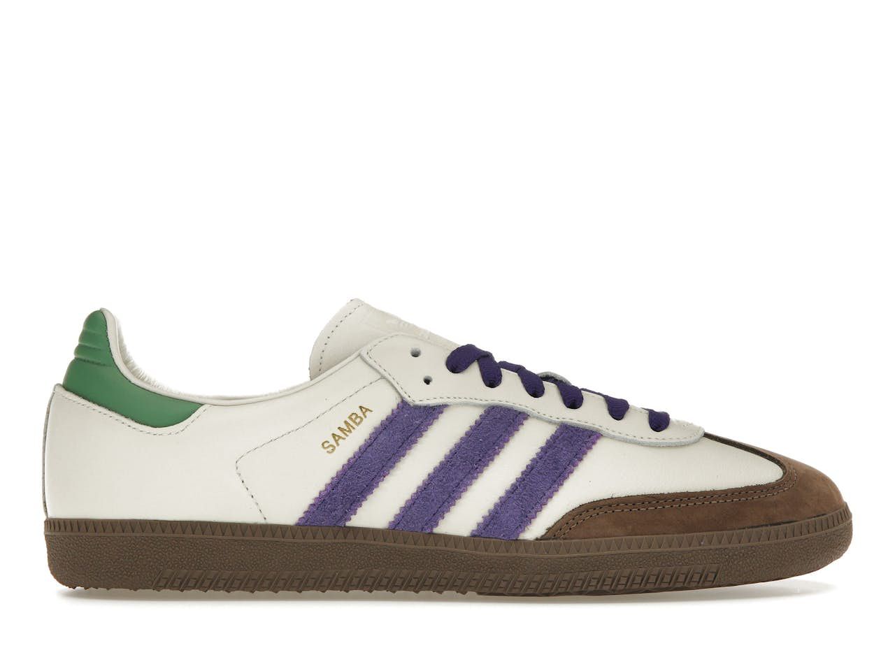 adidas Samba OG Off White Core Purple Green Brown