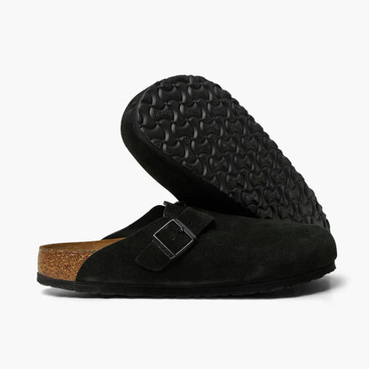 Birkenstock Boston Suede - Black