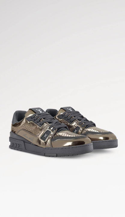 Louis Vuitton Trainer Sneaker Gold