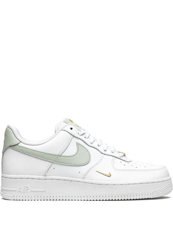Nike Air Force 1 Low ESS White Metallic Silver Grey Gold